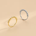 Lucky Beads S925 Sterling Silver Spinner Ring | Anxiety Relief & Mindfulness